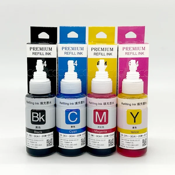 Tinta compatible 664 - Kit x4 colores