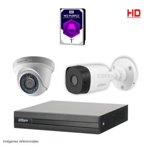 Kit 2 cámaras HD – GRATIS 1TB