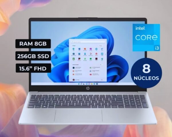 Laptop HP Core i3 / 15.6″ / RAM 8GB / m2 256gb