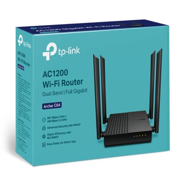 Router 4 antenas Doble Banda AC1200 Gigabit Tp-Link - Image 4