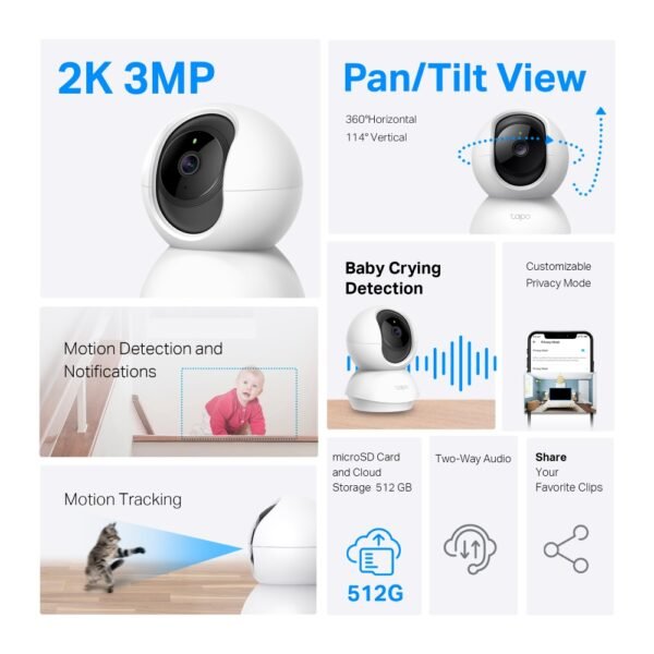 Cámara WiFi 2K Tp-Link - Image 7