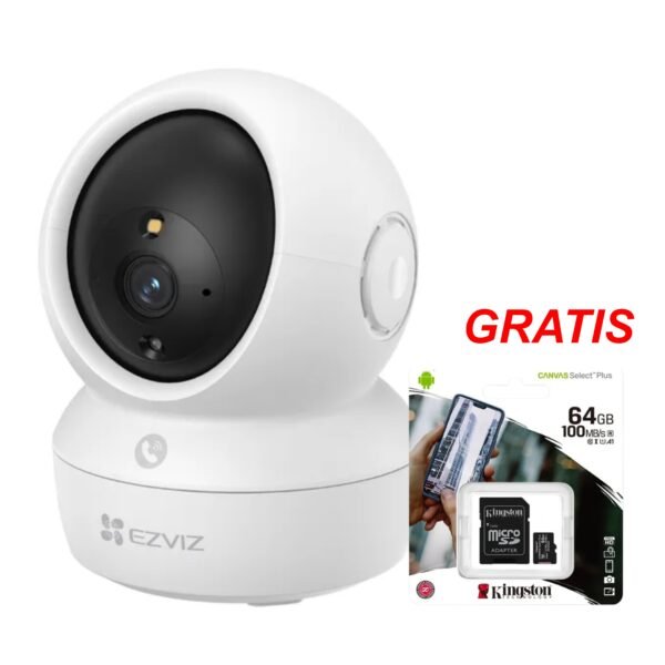 Cámara WiFi 2K Ezviz GRATIS MEMORIA 64GB