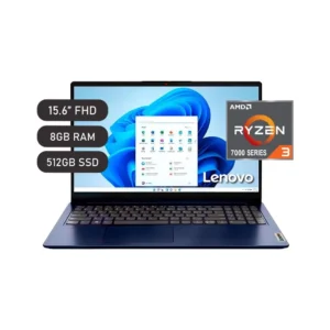 Laptop Lenovo Ryzen 3 7320U / 15.6″ / 8GB DDR5 / m2 512gb