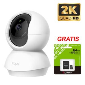 Cámara WiFi 2K Tp-Link GRATIS MEMORIA 64GB