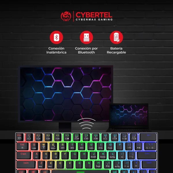 Teclado Mecánico Inalámbrico - Image 3