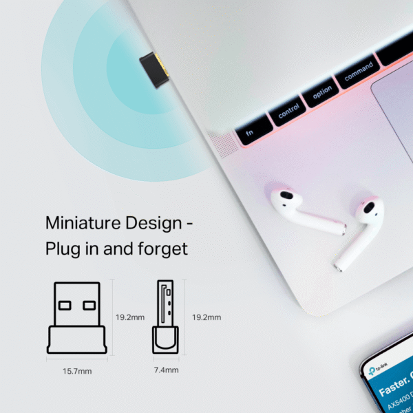 USB WiFi Doble Banda + Bluetooth AC600 Tp-Link - Image 4
