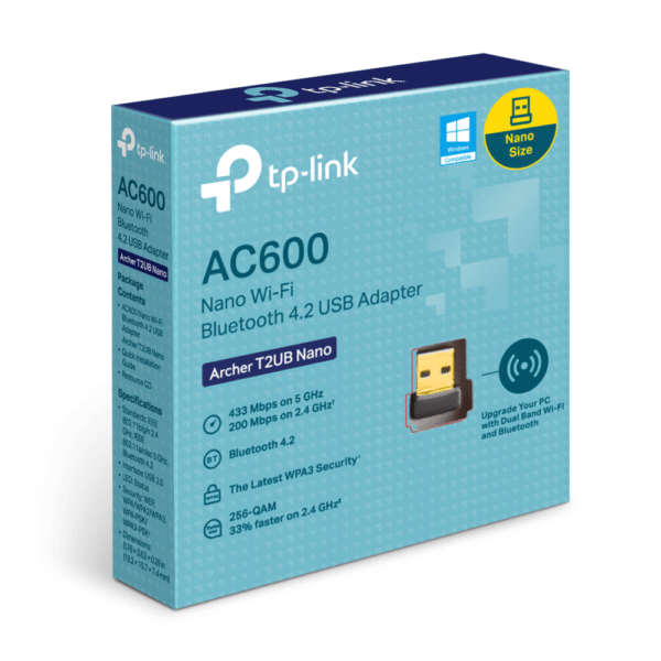 USB WiFi Doble Banda + Bluetooth AC600 Tp-Link - Image 2
