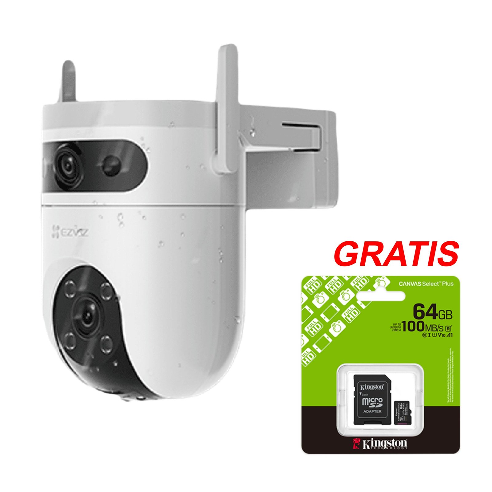 Cámara WiFi DUAL 3K – Ezviz / GRATIS MEMORIA 64GB