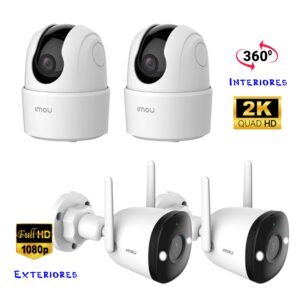 Kit de 4 Cámaras WiFi IMOU