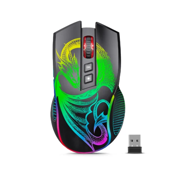 Mouse Gamer Inalámbrico Drag