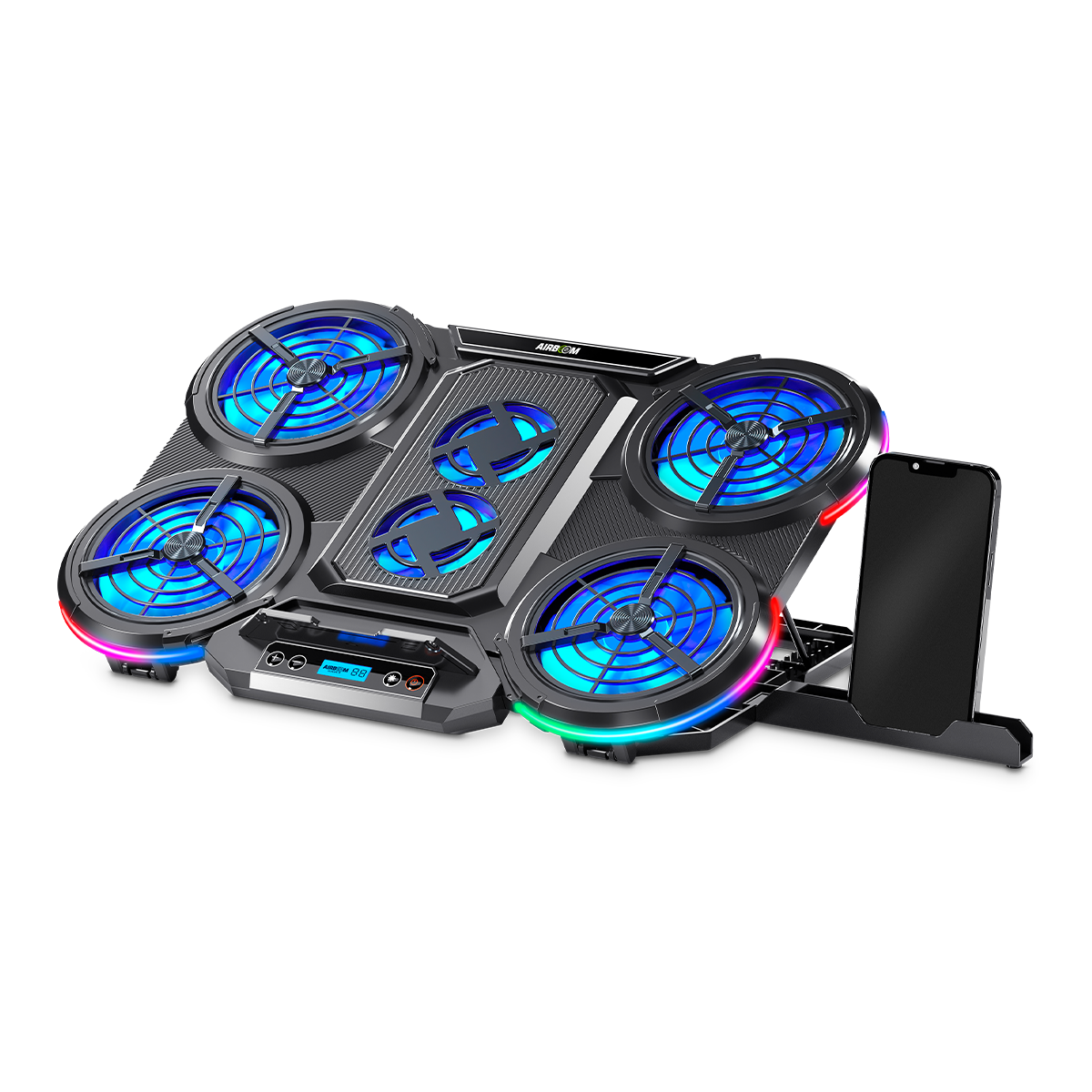 Cooler para Laptop GAMER – Reclinable 6 ventiladores
