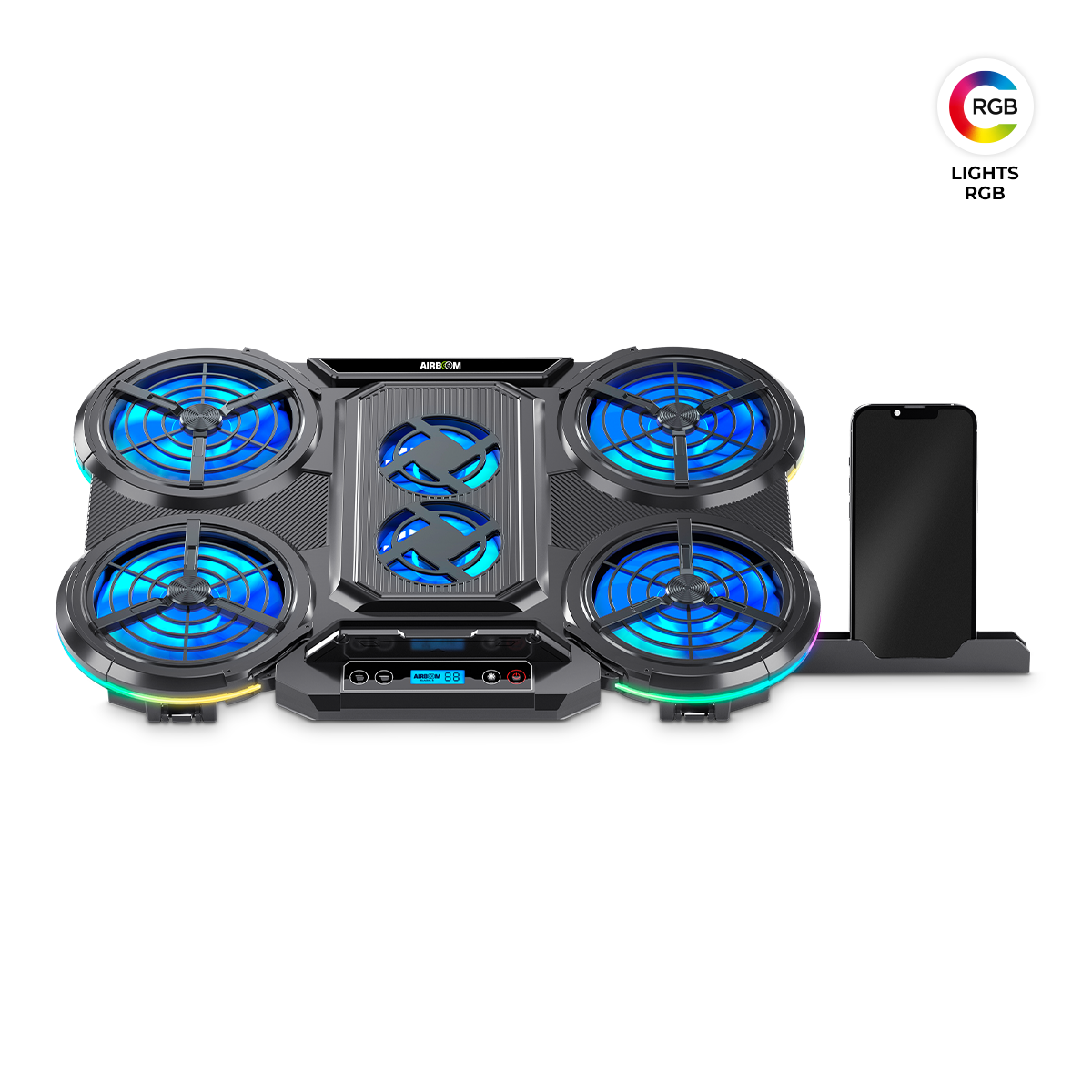 Cooler para Laptop GAMER – Reclinable 6 ventiladores - Image 2