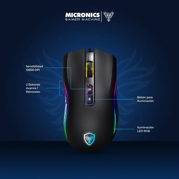 Mouse Gamer Mic Krip - Image 3