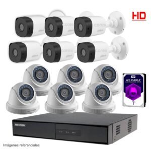 Kit 12 cámaras HD – GRATIS 1TB