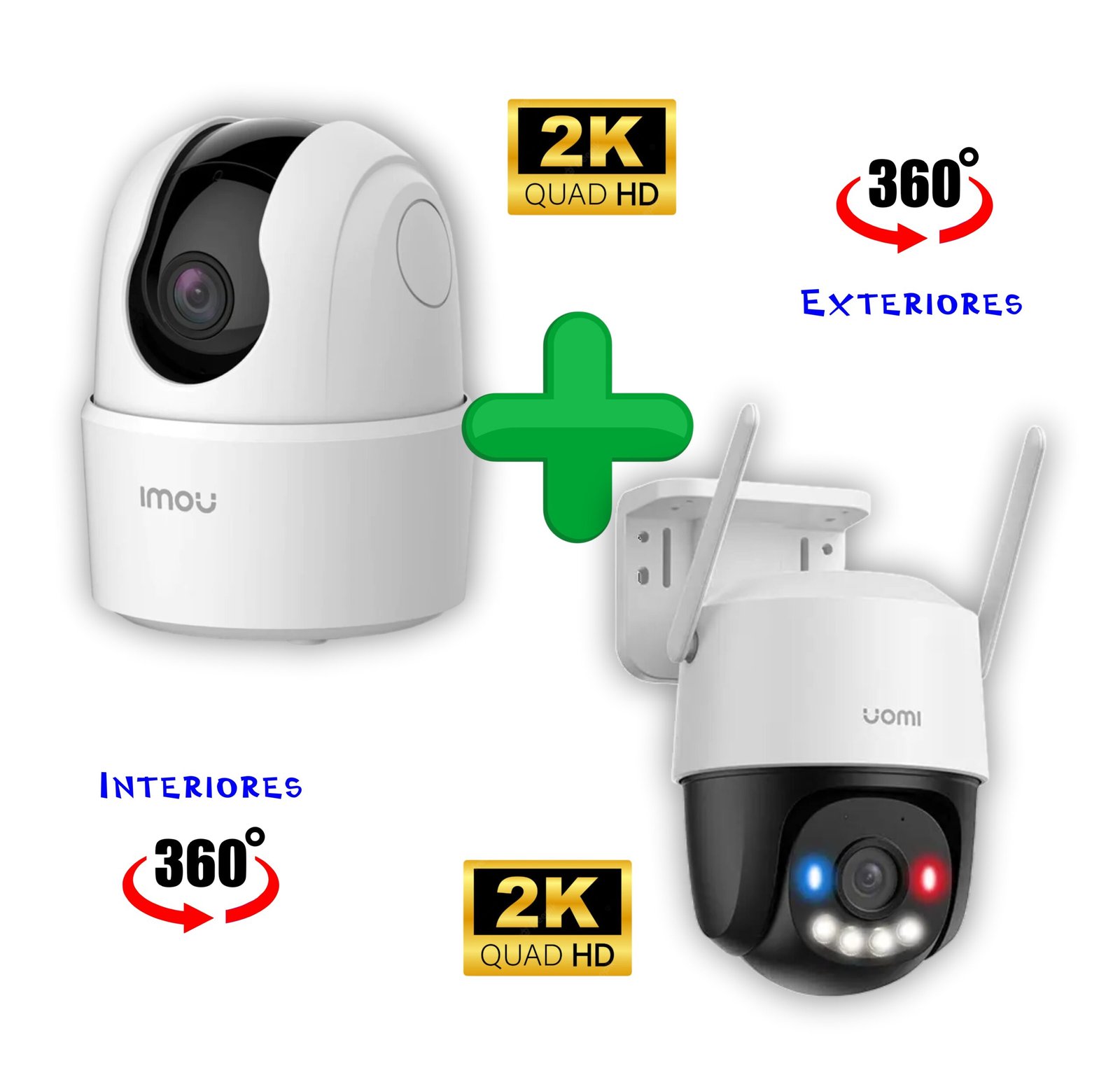 Kit de 2 Cámaras WiFi IMOU