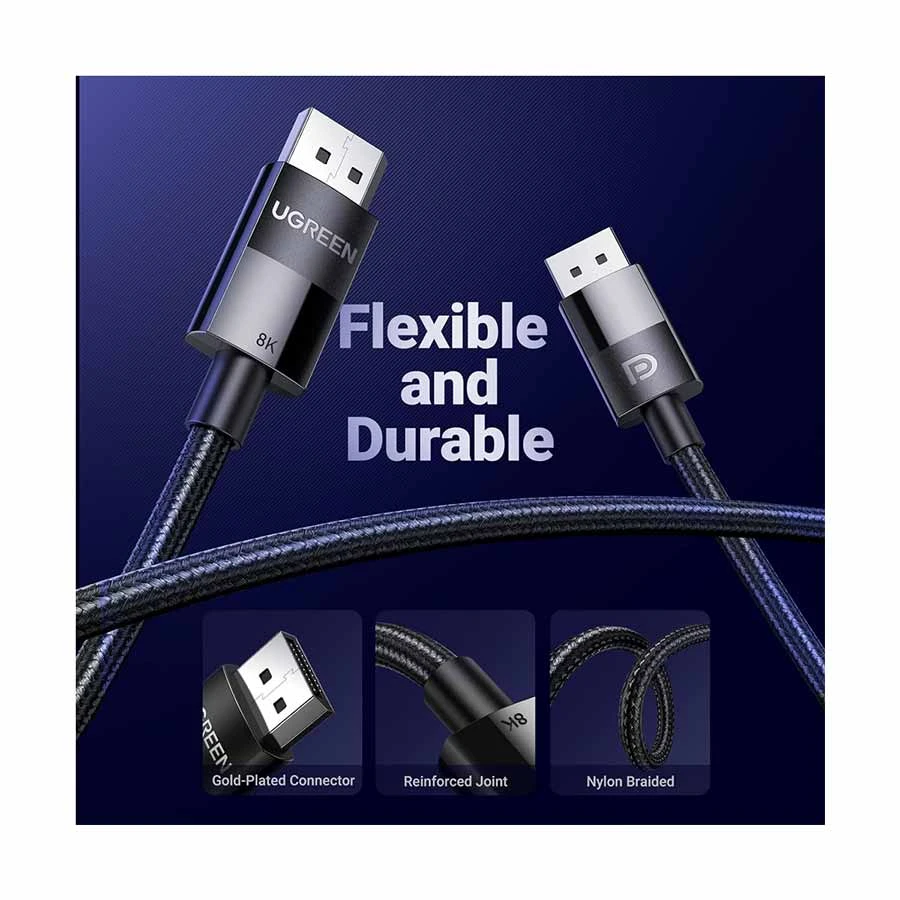 Cable Display Port v1.4 3mt – UGREEN - Image 8