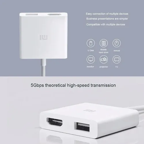 Adaptador Tipo C a HDMI / USB XIAOMI - Image 2