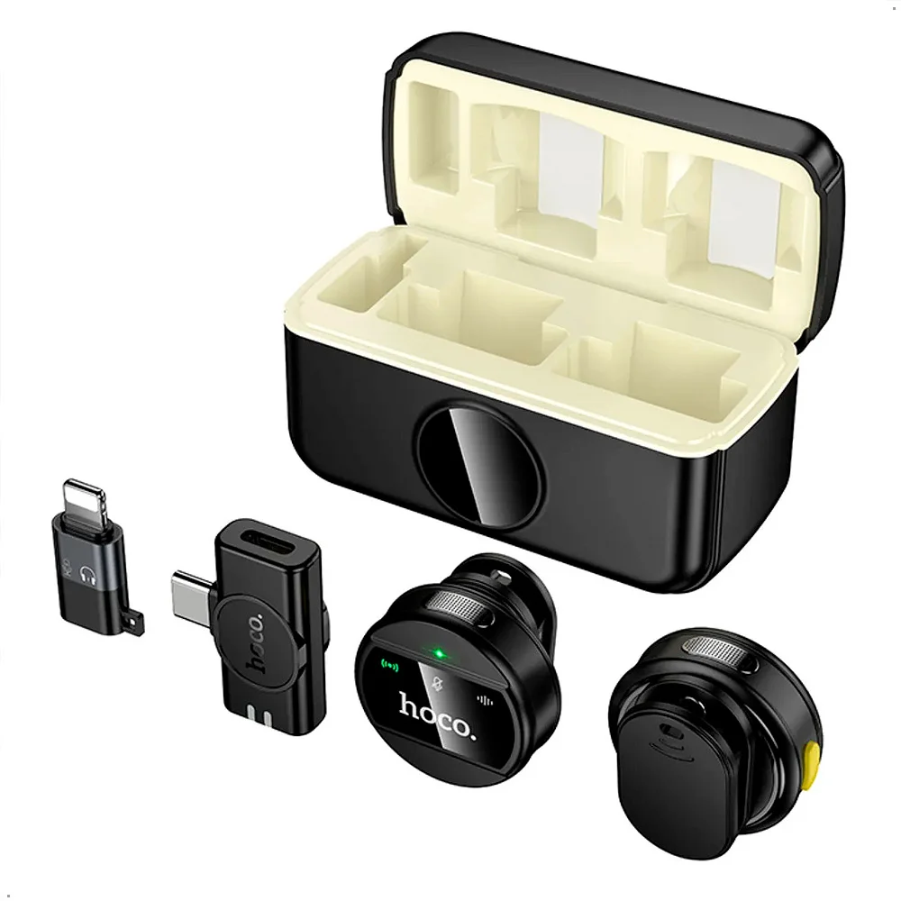 Micrófono Inalámbrico DUAL para celular – Hoco - Image 2