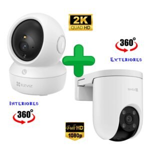Kit de 2 Cámaras WiFi EZVIZ
