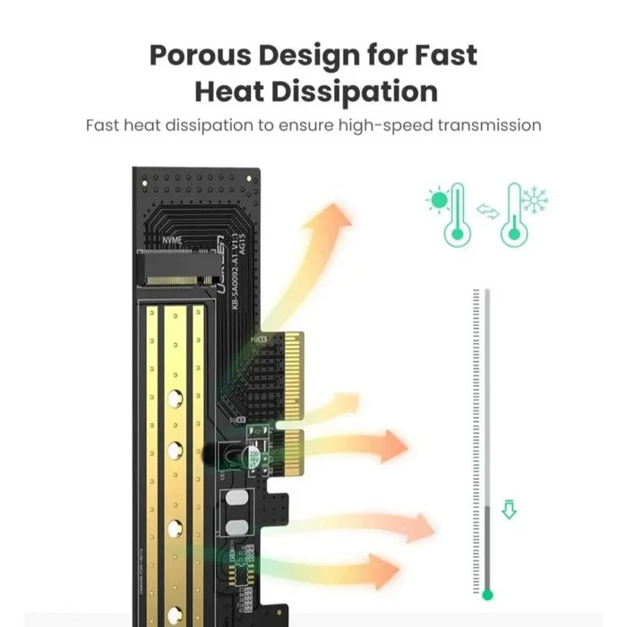 Adaptador M2 Nvme a Pcie - UGREEN - Image 7