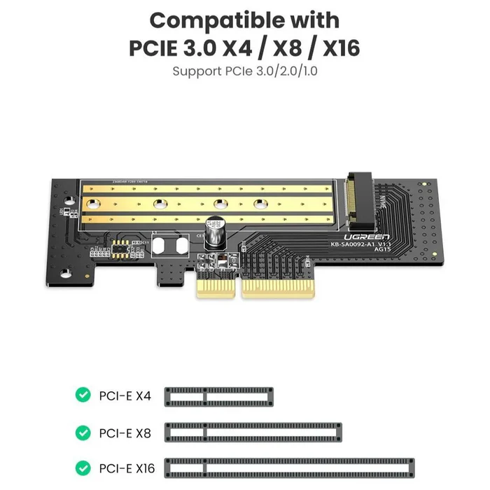 Adaptador M2 Nvme a Pcie - UGREEN - Image 6
