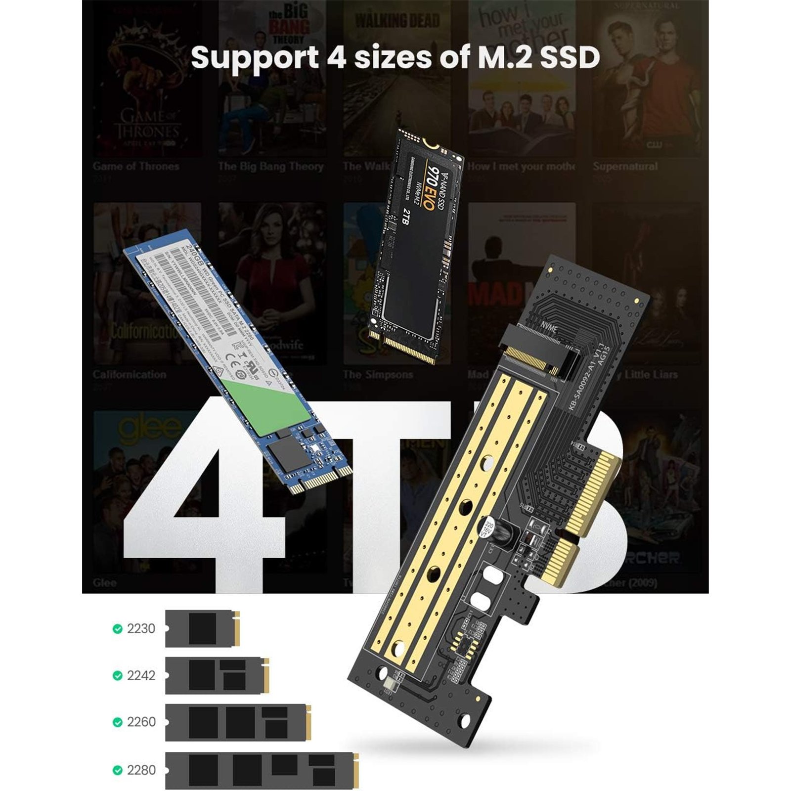 Adaptador M2 Nvme a Pcie - UGREEN - Image 4