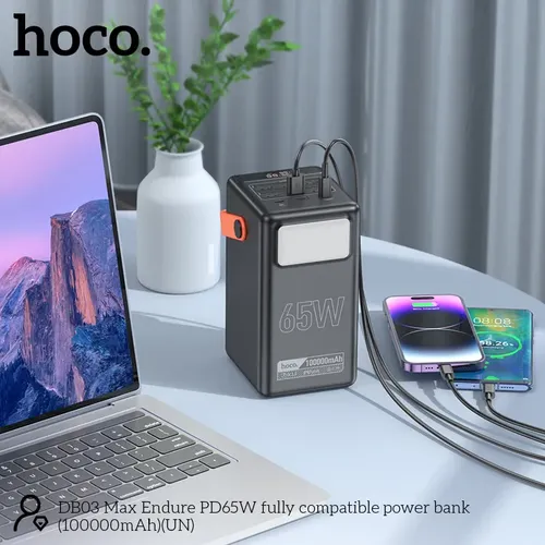 Power Bank 100,000 mAh 65W – HOCO - Imagen 7