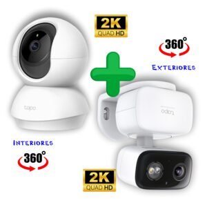 Kit de 2 Cámaras 2K WiFi Tp-Link