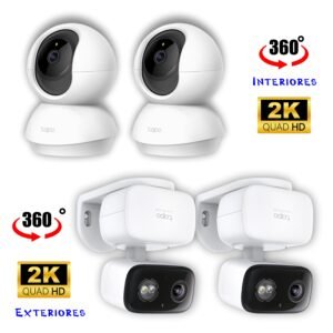 Kit de 4 Cámaras 2K WiFi Tp-Link